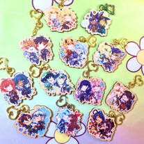 Genshin wooden charms