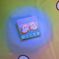 Fluorescent Ghost earrings - Thumbnail 1