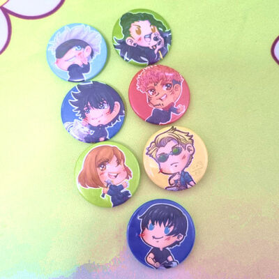 Jujutsu kaisen buttons
