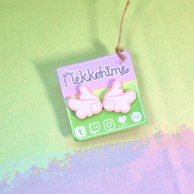 Angel wings earrings