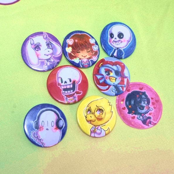 Undertale buttons