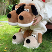 Cute Puppy Dog Plush Warm Boots - Thumbnail 8