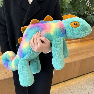 Simulation Cartoon Chameleon Plush Toy 