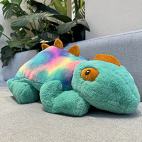 Simulation Cartoon Chameleon Plush Toy  - Thumbnail 3