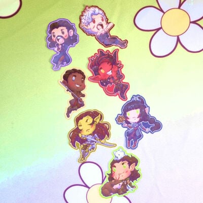 Baldurs gate 3 stickers