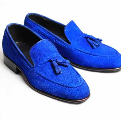 Men genuine crafted  leather winter shoes - Thumbnail 1