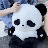Cute Panda Plush Backpack - Thumbnail 4