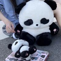 Cute Panda Plush Backpack - Thumbnail 5