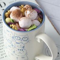 Cute Cats Hand-painted Coffee Mug  - Thumbnail 1