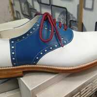  Unique Handmade Men Genuine Leather Dress Shoes - Thumbnail 1