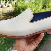  Unique Handmade Men Genuine Leather Dress Shoes - Thumbnail 1