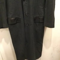Arrston Volaju Kohshin Satoh black Jean coat leather lapel  - Thumbnail 1