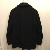U-Ni-Ty black unfinished hem pea coat  - Thumbnail 2