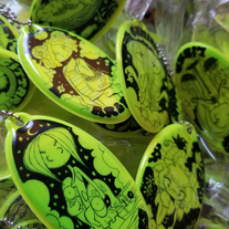 astrology keychain (neon)