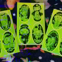 astrology sticker sheet