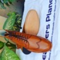 Handmade Brown Wingtip Men Dress Ankle Boot - Thumbnail 2