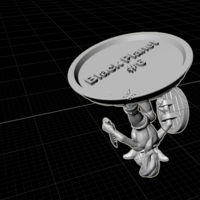 Black Planet Table Top Miniature #6 STL File - Thumbnail 3