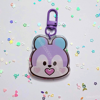 Unmasked cutie acrylic charm