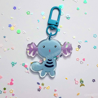 Woop woop acrylic charm