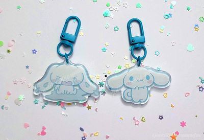 Cinna Pup Acrylic Charms