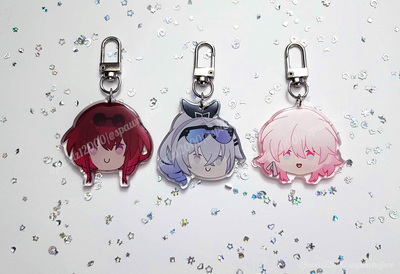 Honkai Acrylic Charms