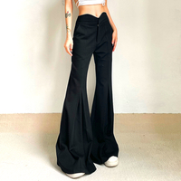 Stunning Punk Hippie Pleated Flare Oversize Wideleg Pants 90s Y2K Party Dancing Occasion Streetwear Amazing - Thumbnail 2