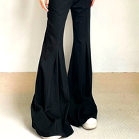 Stunning Punk Hippie Pleated Flare Oversize Wideleg Pants 90s Y2K Party Dancing Occasion Streetwear Amazing - Thumbnail 3