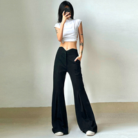Stunning Punk Hippie Pleated Flare Oversize Wideleg Pants 90s Y2K Party Dancing Occasion Streetwear Amazing - Thumbnail 1