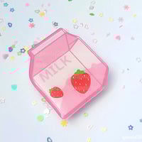 Strawberry Milk Phone Grip - Thumbnail 1