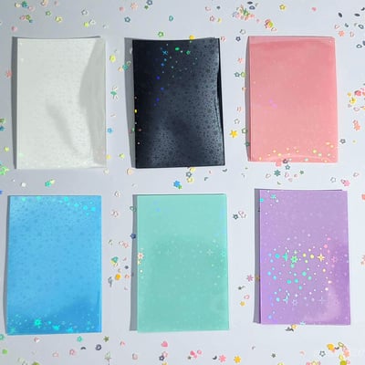 Star holo colored sleeves