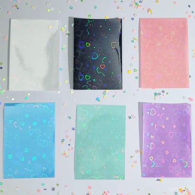Heart holo colored sleeves - Thumbnail 1