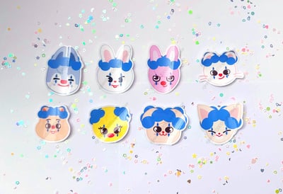 SKZOO Clown Stickers