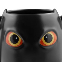 Black Bat-Shaped Glazed Ceramic Stoneware Coffee Tea Mug Halloween Gothic Spooky - Thumbnail 2
