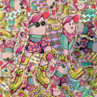 Fresno rollerbladers sticker