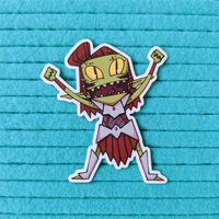 Invader 'Zel Sticker - Thumbnail 1