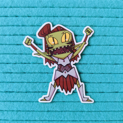 Invader 'zel sticker