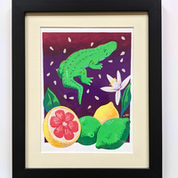 Fruit Menagerie Original Paintings - Thumbnail 1