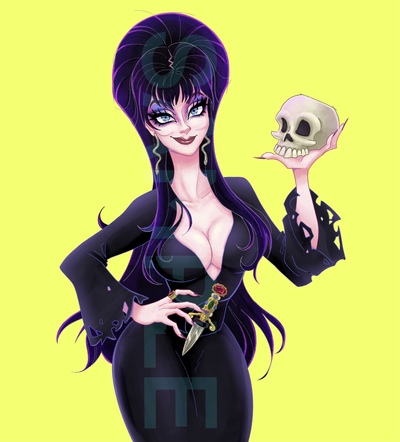To Be or Not to Be Elvira Sticker