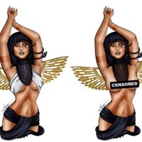 Egyptian Girl Sticker     !𝙇𝘼𝙎𝙏 𝘾𝙃𝘼𝙉𝘾𝙀! - Thumbnail 1