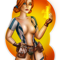 Triss | The Witcher Sticker    !𝙇𝘼𝙎𝙏 𝘾𝙃𝘼𝙉𝘾𝙀! - Thumbnail 2