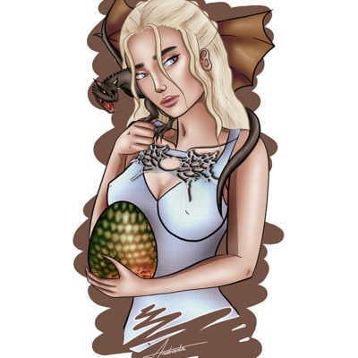 Daenerys targaryen | game of thrones sticker    !𝙇𝘼𝙎𝙏 𝘾𝙃𝘼𝙉𝘾𝙀!