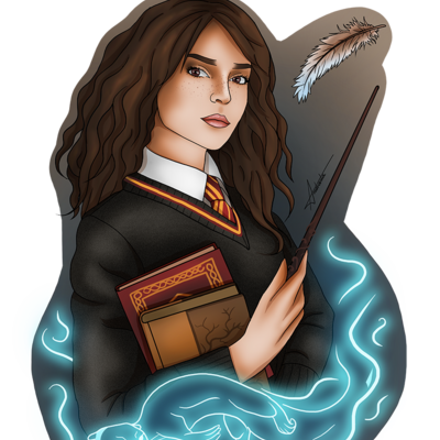 Hermiona granger | harry potter sticker    !𝙇𝘼𝙎𝙏 𝘾𝙃𝘼𝙉𝘾𝙀!
