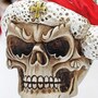 Santa Skull Christmas Xmas Halloween Horror Gothic Ornament-1