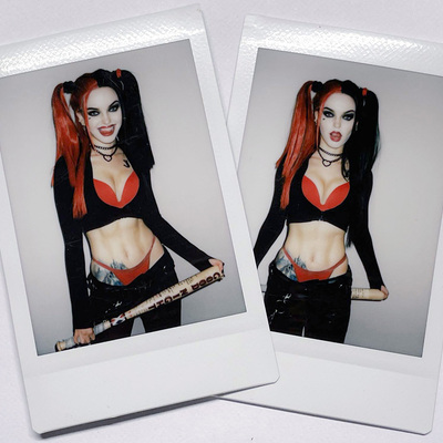 Harley quinn polaroid 