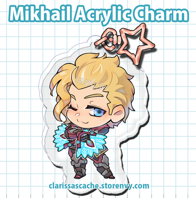 Mikhail Acrylic Charm
