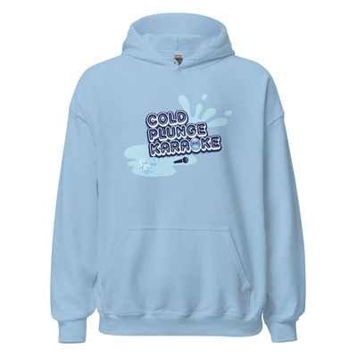 Cold plunge karaoke unisex hoodie