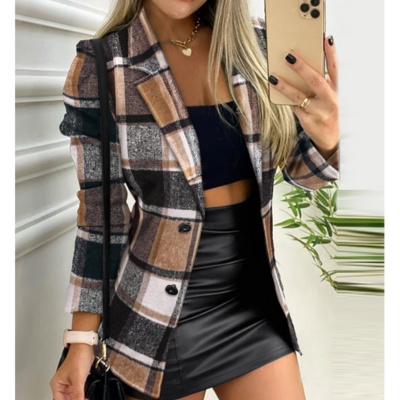 Temperament women long sleeved coat