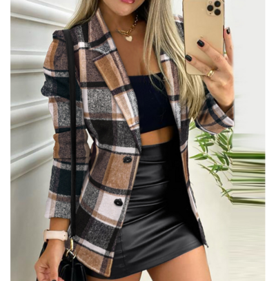 Temperament Women Long Sleeved Coat