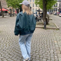 RETRO LAPEL LOOSE JACKET - Thumbnail 7