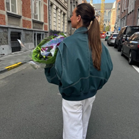 RETRO LAPEL LOOSE JACKET - Thumbnail 8